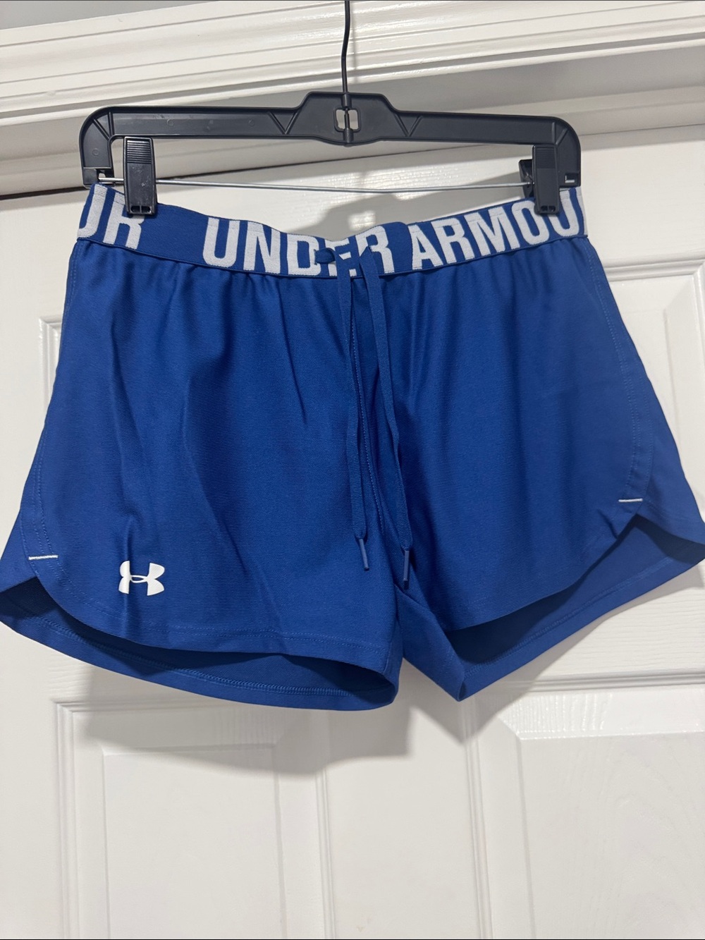 Under Armour Royal Blue Women’s Athletic Shorts with Logo Waistband